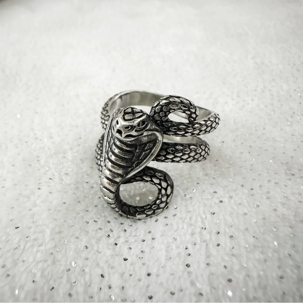 RICHSTEEL Cobra Snake Ring Size 11